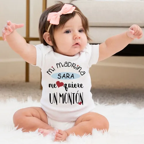 Body bebe personalizado madrina sale