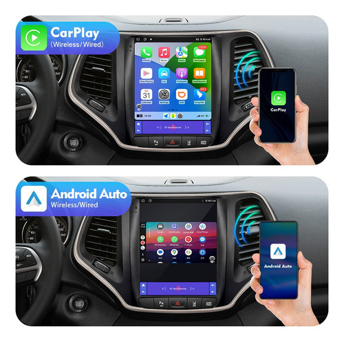 Zk Estéreo Tesla 2+32g Para Jeep Cherokee 5 Kl 2014-2018