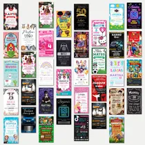 Comprar Invitación Digital Imprimible En 2 Formatos, Tema A Elección