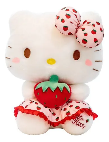 Peluche Hello Kitty Abrazable Frutilla, Fresa.