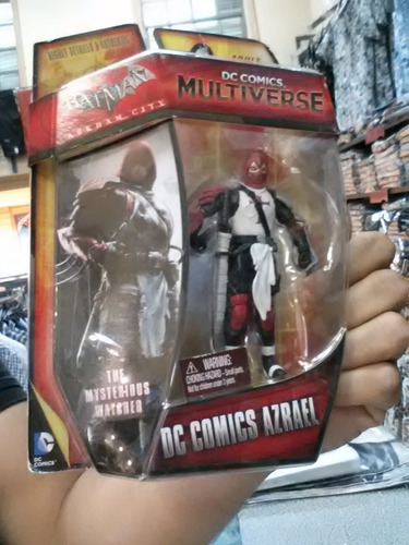 Dc Multiverse Arkham, Azrael Mysterious Watcher, 4 Pulgadas! (Usado)