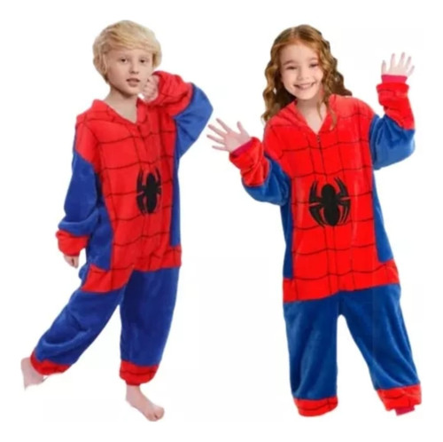 Pijama Mameluco Spiderman Niño Niña, Kugurumi Spiderman