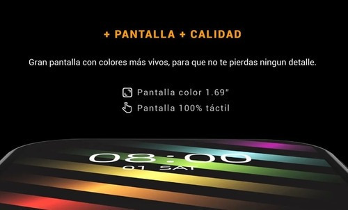Smartwatch Reloj Inteligente Imilab W01 Negro Spo2 1.69