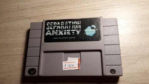 Jogo Super Nintendo Separation Anxiet One Player Game F164