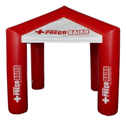 comprar Tenda Inflável Eventos Pirâmide Personalizado 5x5m Com Motor