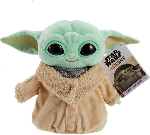 Peluche Grogu Star Wars Con Armadura Beskar, Muñeca De Pe...