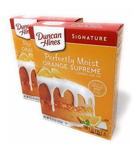 Duncan Hines Orange Signature Supremo Cake Mix 15,25 Oz (paq