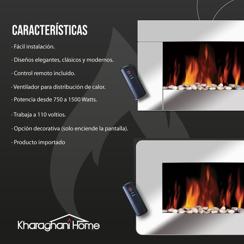 Imagen 3 de 5 de Chimeneas Eléctricas
