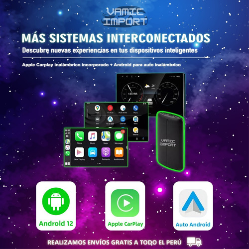 Autoradio Android Changan Minivan New Van 2010-2023 + Cámara
