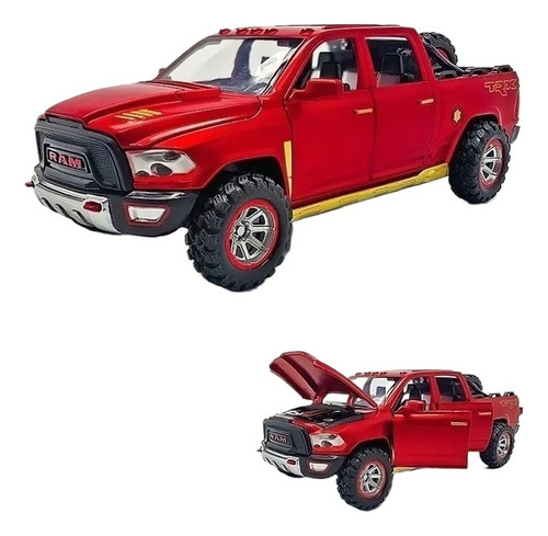 Aa Autos Dodge Ram Trx Con Luces Y Sonido Miniatura 1:32