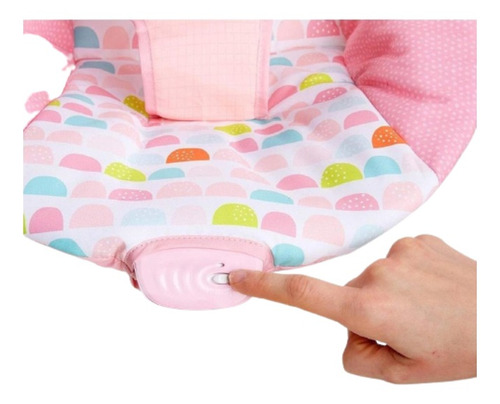 Imagen 5 de 5 de Silla mecedora para bebé Bright Starts Fancy fantasy 12205-ES rosa