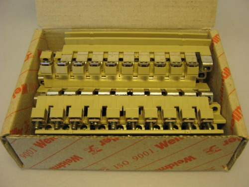New Weidmuller Wqv10/10 Jumpers 20 Per Box 105246000 Ccz