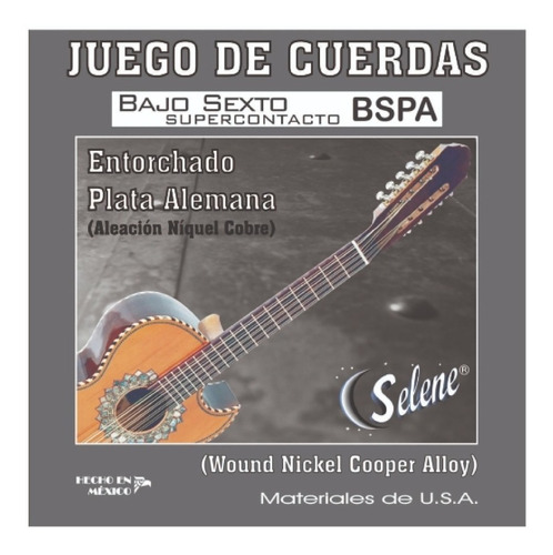 Set De Cuerdas P-bajo Sexto Nickel Mod Bspa