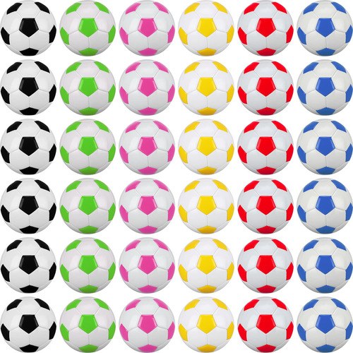 36 Pelotas De Futbol Tradicionales Deportivas Con Inflador, 