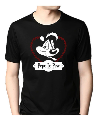 Playera Black Pepe Le Pew Looney Tunes