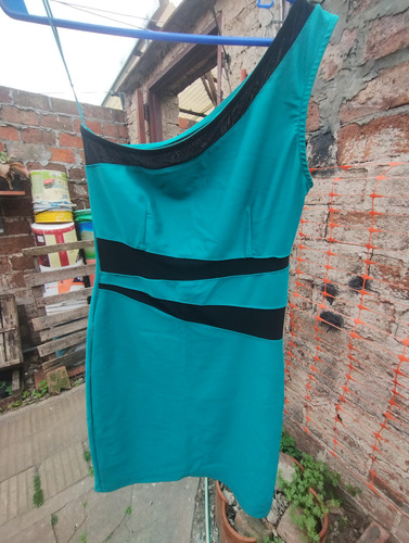 Vestido Dama Usado Talle S Elastizado Con Transparencias 