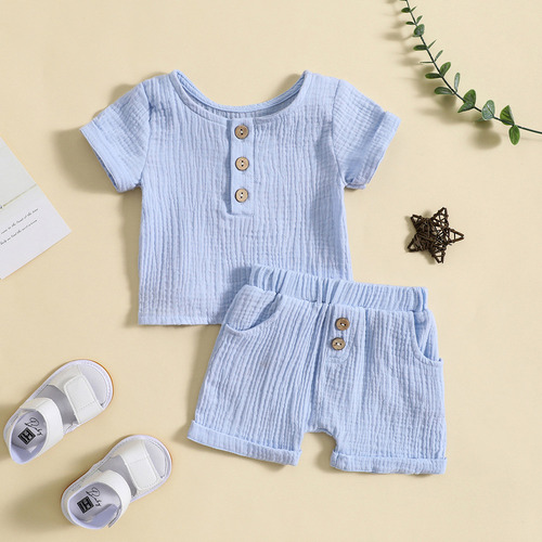 Camiseta De Verano De Algodón Y Lino, Pantalones Cortos Para