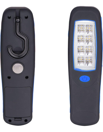 Lampara Indicadora De Trabajo Con Iman Linterna 12 Led Mecan