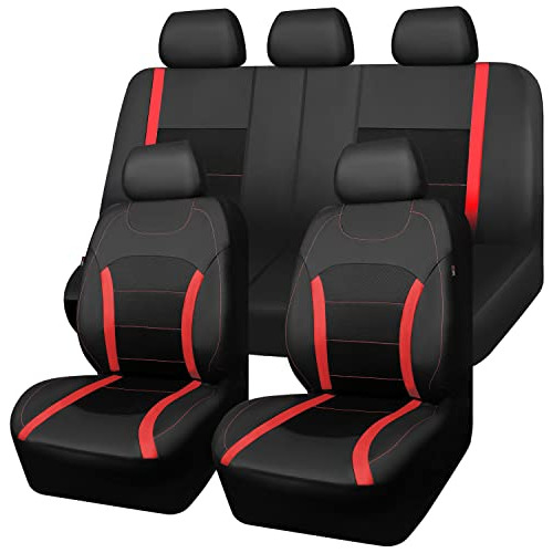 Juego Completo De Fundas De Asiento De De Lujo Transpir...