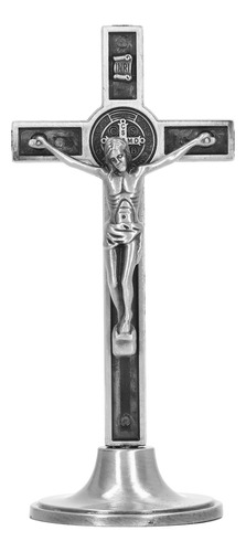 Crucifijo Católico Hecho A Mano De Metal De Aleación De Zinc