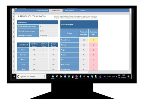 Planilha Controle De Estoque 4.0