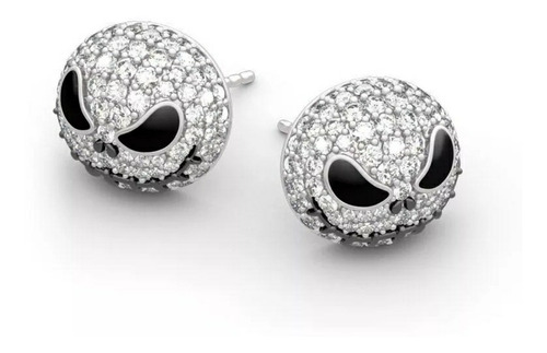 Aretes Jack Skellington Marca Craneoshop Color Plata