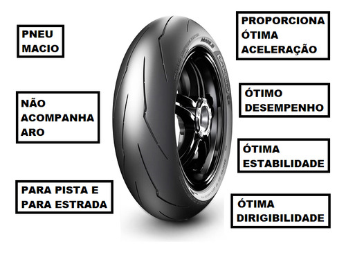Pneu Pirelli Traseiro 180/55-17 Supercorsa Sp V3 Cbr 600 Rr