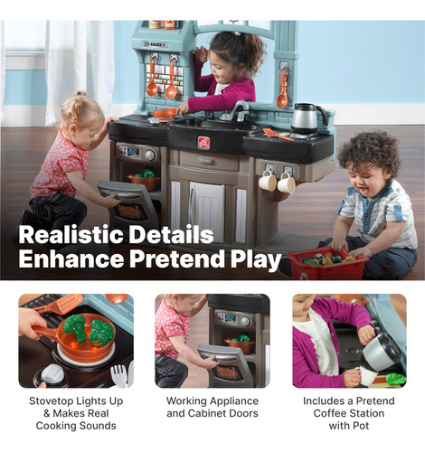 Kitchen Playset Step2 Best Chefs Kids Com Luzes E Sons