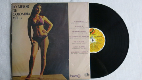 Vinyl Vinilo Lp Acetato Lo Mejor De Colombia Vol 2 
