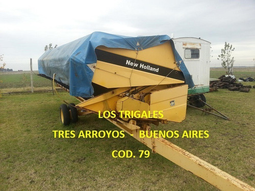 Cosechadora New Holland Tc-57,plataf 23 ,año 1997,m-buena.