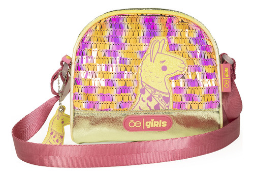 Bolsa Crossbody Cloe Para Niña Lentejuelas Cierre Duradero Color Multicolor