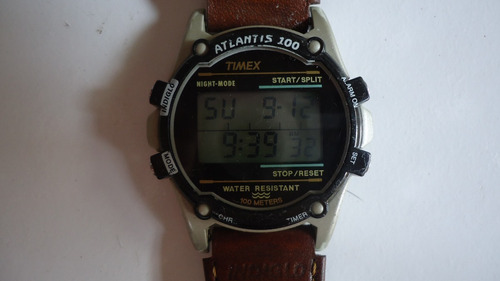 Relogio Timex Atlantis 100 Water Resistant P/ Uso Coleção