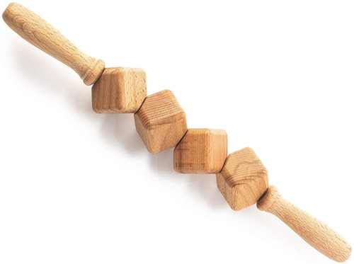 Maderoterapia Rodillos Madera Relajante Masajeador X Unidad