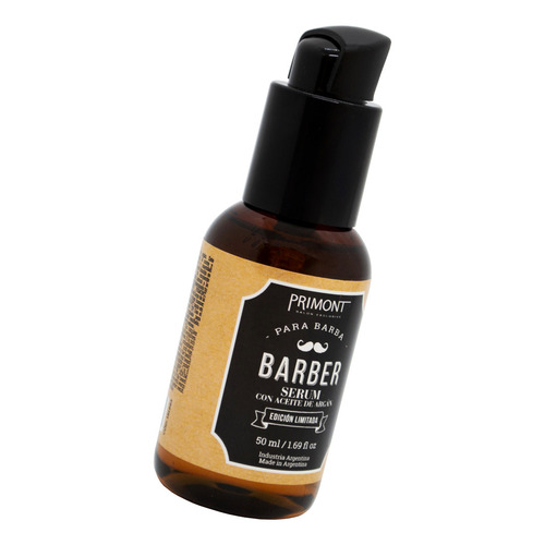Primont Barber Serum De Barba Con Aceite Argan Barberia 20ml