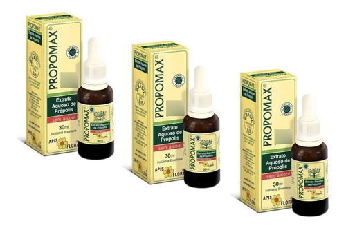 Própolis Extrato Aquoso Propomax Apis Flora Imunidade 3x30ml