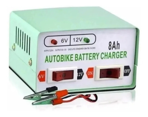 Cargador De Bateria 6v / 12v 8ah Moto Auto