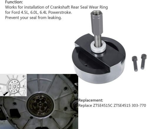 Crankshaft Rear Main Seal And Wear Ring Install 303-770  Saw