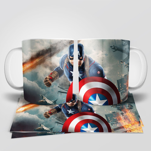 Capitan América Avengers Taza Tu Propio Estilo #1