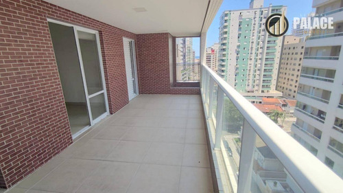 Apartamento Com 3 Dormitórios À Venda, 132 M² Por R$ 765.000,00 - Canto Do Forte - Praia Grande/sp - Ap2726