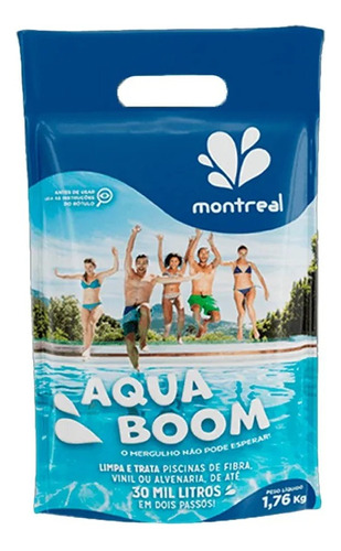 Aqua Boom Limpa E Trata Piscinas 30000l Água Limpa