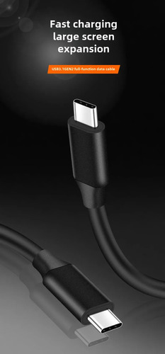 Xxcable De Datos Tipo C 3.1 Pd E-mark 4k Gen2 De 100 W, 1 M,