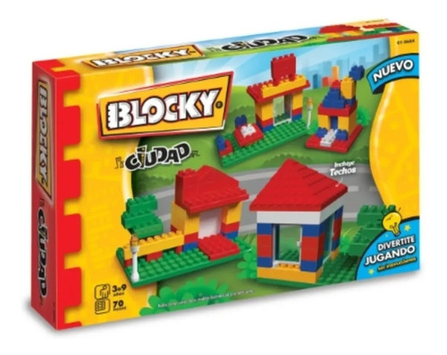 Blocky Ciudad 1 Con 70 Piezas Original Smile