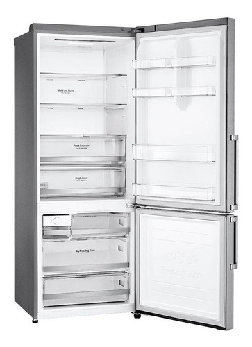 Refrigerador Smart LG Botton Freezer 451 Litros 220v Inox