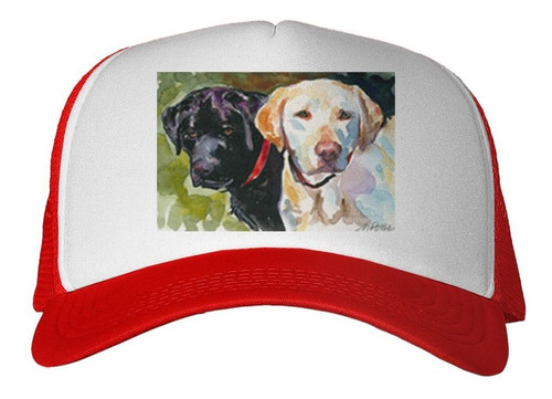 Gorra Perros Labradores Pintura Arte