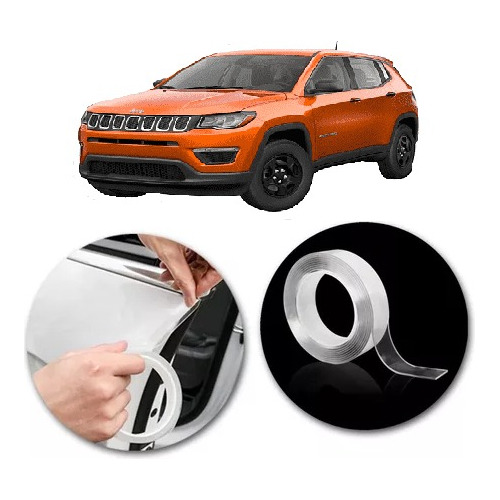 Jeep Compass 2020 Rollo Salva Puertas 5mts X 20 Mm Kenny