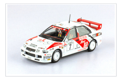 Colección Wrc Nro 38 Mitsubishi Lancer Evolution Iii Mäkinen Blanco Y Rojo