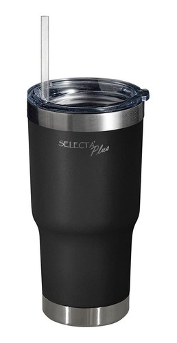 Vaso Térmico C/sorbito 560ml Ac.inox - Negro