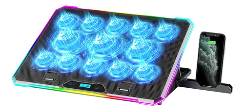 Kyolly Almohadilla De Refrigeracion Rgb Para Laptop Para Jue