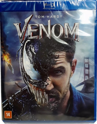  Blu-ray Venom - Tom Hardy Venon Lacrado Original Com Extras