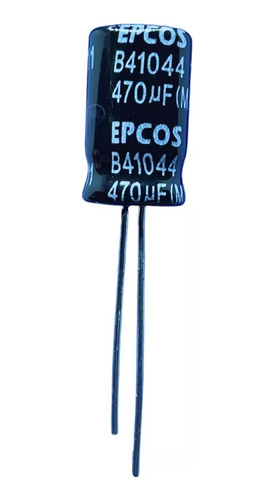 10x Capacitor Eletrolítico 470uf 20% 25v Radial B41044 Epcos